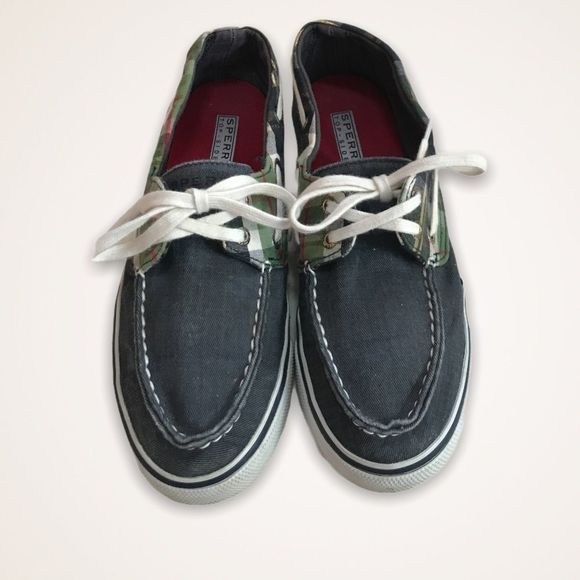 SPERRY Top-Sider Plaid And Denim Loafer - Picture 2 of 7